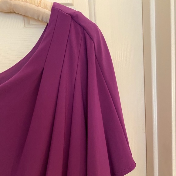 Purple off the shoulder dress size 8 - Picture 2 of 8